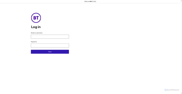 Security scan screenshot of https://wizzykush20.wixstudio.com/btinternet