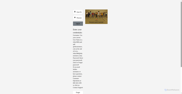 Security scan screenshot of https://newbalance.my.site.com