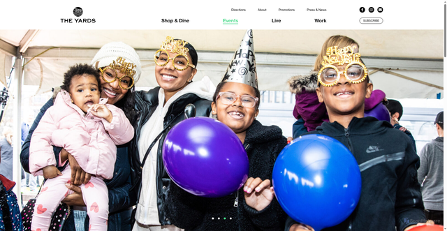 Security scan screenshot of https://theyardsdc.com/events/
