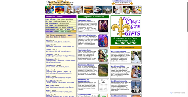 Security scan screenshot of https://neworleanswebsites.com/