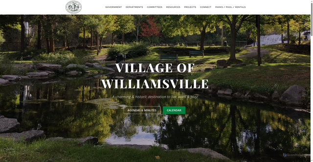 Security scan screenshot of https://williamsvilleny.gov/