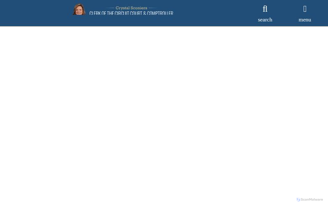 Security scan screenshot of https://waltonclerkfl.gov/