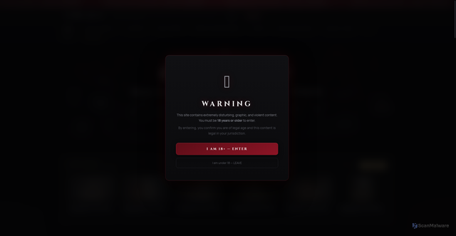 Security scan screenshot of http://gore.best/
