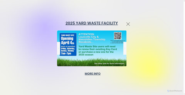 Security scan screenshot of https://www.nimishillentownship.gov/