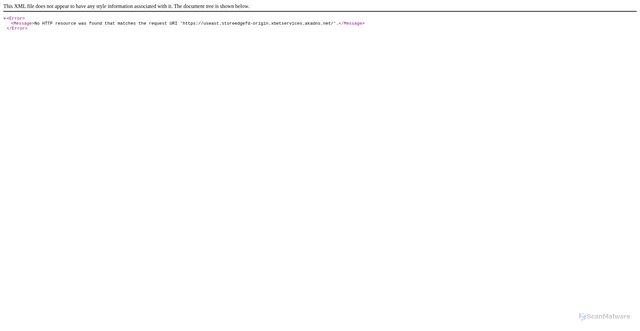 Security scan screenshot of https://storeedgefd.dsx.mp.microsoft.com/
