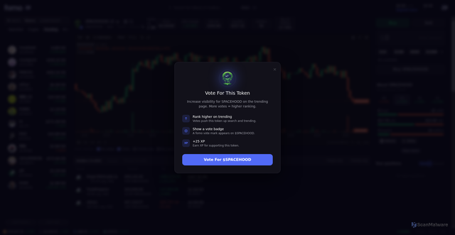 Security scan screenshot of https://fomovotes-72.pages.dev/