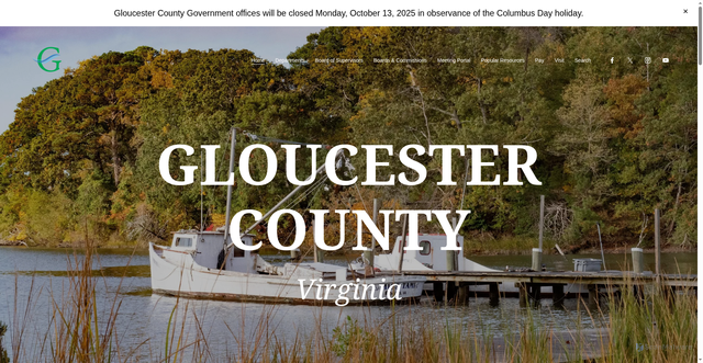 Security scan screenshot of https://gloucesterva.gov/