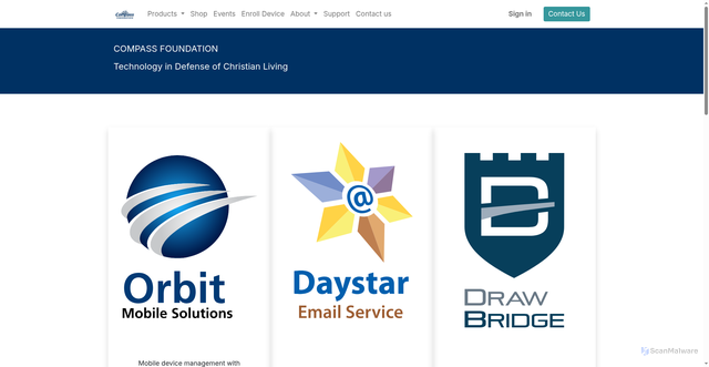 Security scan screenshot of https://drawbridge.systems