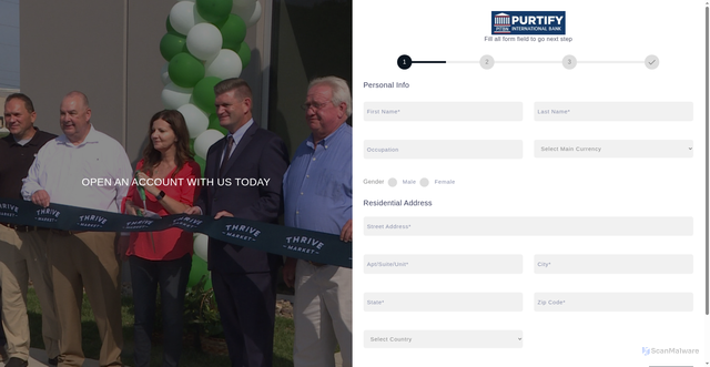 Security scan screenshot of https://piiitbn.com/signup/