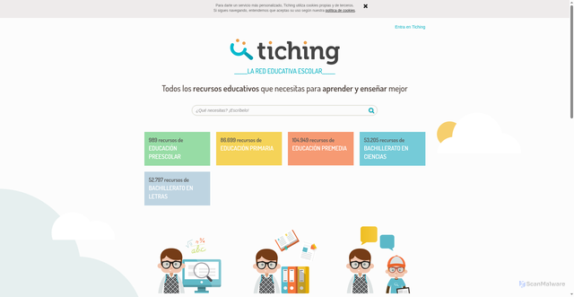 Security scan screenshot of https://pa.tiching.com