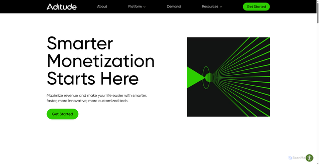 Security scan screenshot of https://raven-edge.aditude.io/