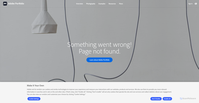 Security scan screenshot of https://kimcramer.se