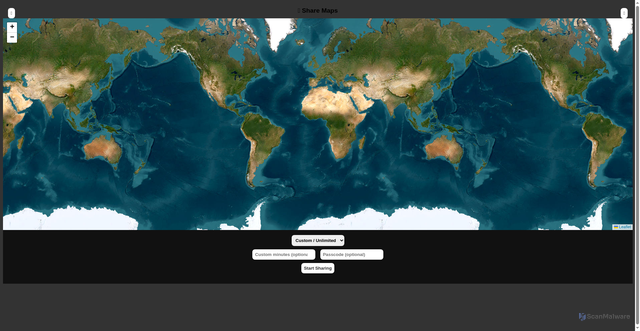 Security scan screenshot of https://sharemaps-jpoixiwagq.edgeone.app/