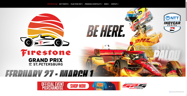 Security scan screenshot of https://www.gpstpete.com/