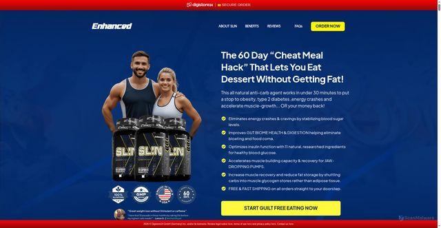 Security scan screenshot of http://nobelly.fit/