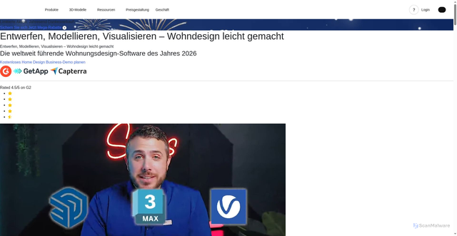 Security scan screenshot of https://www.coohom.com