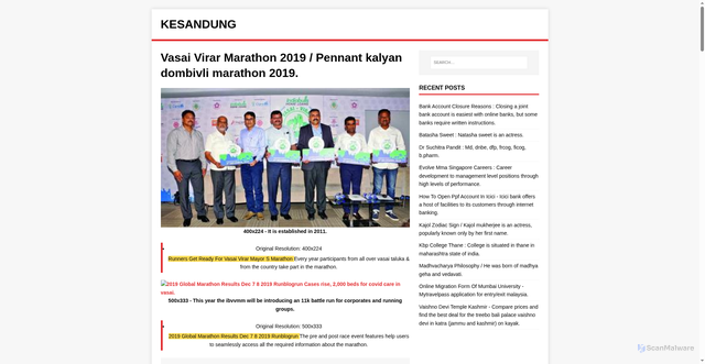 Security scan screenshot of https://jesadonik.pages.dev/post/vasai-virar-marathon-2019/