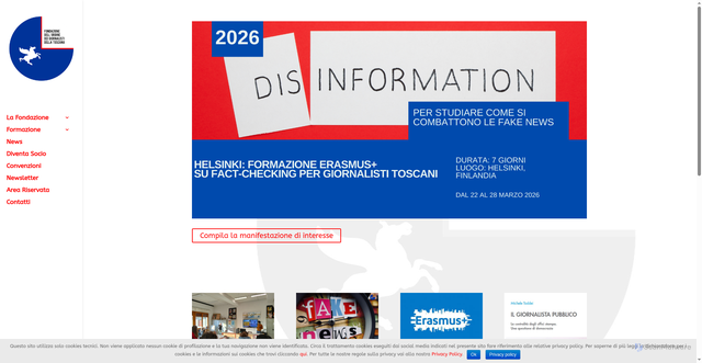 Security scan screenshot of https://fondazioneodgtoscana.org/