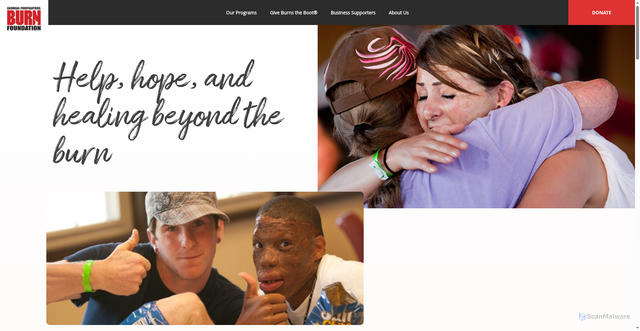 Security scan screenshot of https://gfbf.org/