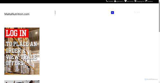 Security scan screenshot of https://foodland.mt/