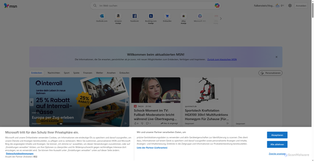 Security scan screenshot of https://bat.bing.com/