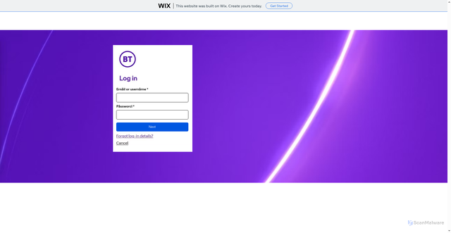 Security scan screenshot of https://connollyfarnily1.wixsite.com/my-site-1