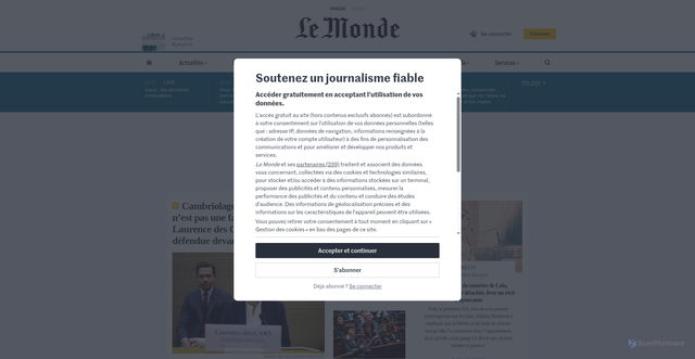 Security scan screenshot of https://choixducreneaux.com/