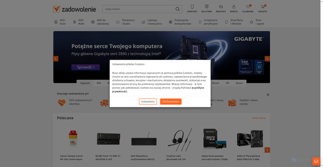 Security scan screenshot of https://zadowolenie.pl