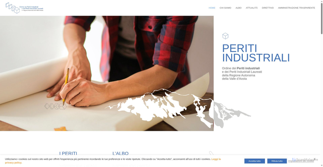 Security scan screenshot of https://www.peritiindustriali.ao.it/