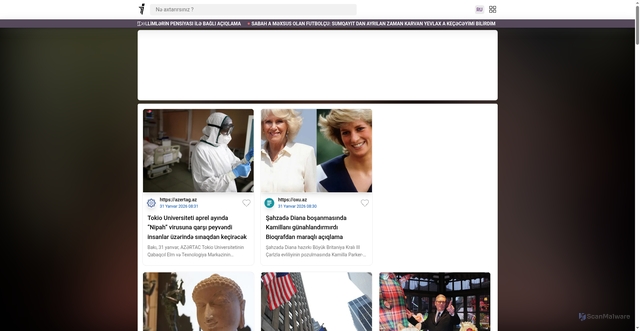Security scan screenshot of https://icma.az