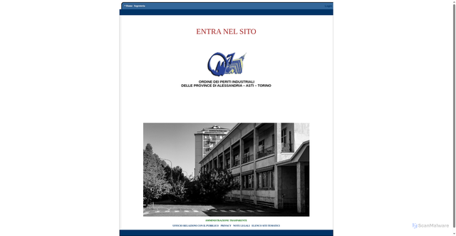 Security scan screenshot of https://www.colpito.it/