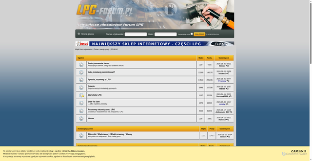 Security scan screenshot of https://lpg-forum.pl