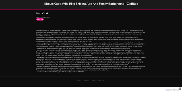 Security scan screenshot of https://cardspendhugo-wmgsn4ywlk.edgeone.app/20900-marty-york.html