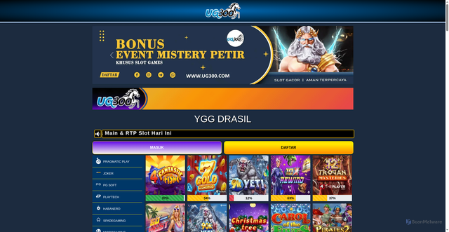 Security scan screenshot of https://rtpug300-27.com/yggdrasil/