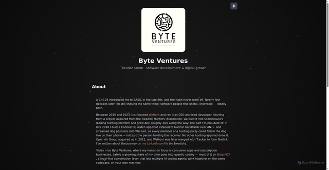 Security scan screenshot of https://stormarvet.se