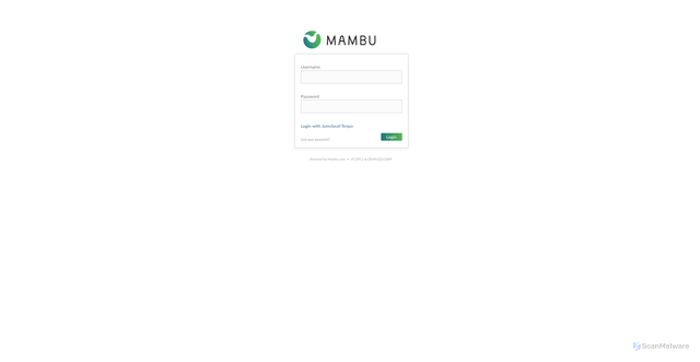 Security scan screenshot of https://tenpo.sandbox.mambu.com