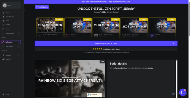 Security scan screenshot of https://cronuszencentral.com/library/rainbow-six-siege-attackers-v11