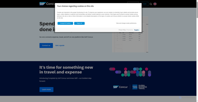 Security scan screenshot of https://concur.co.uk