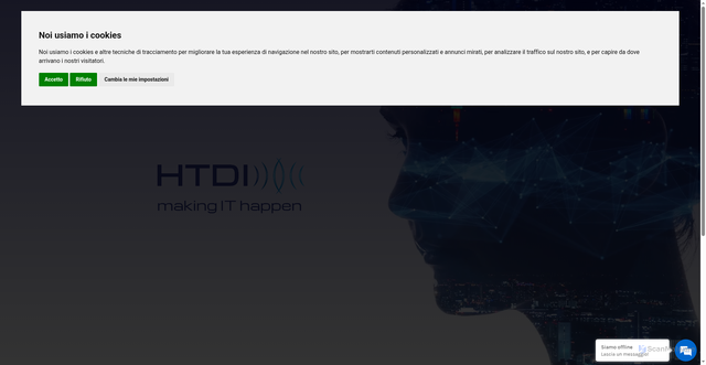 Security scan screenshot of https://htdi.it