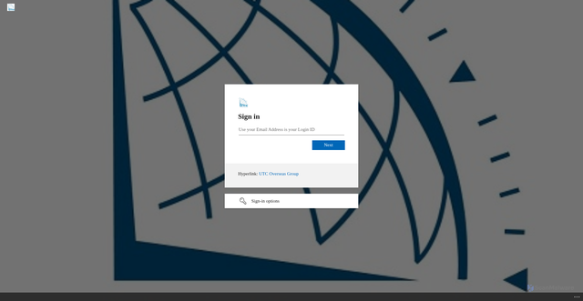 Security scan screenshot of https://utcoverseas-my.sharepoint.com
