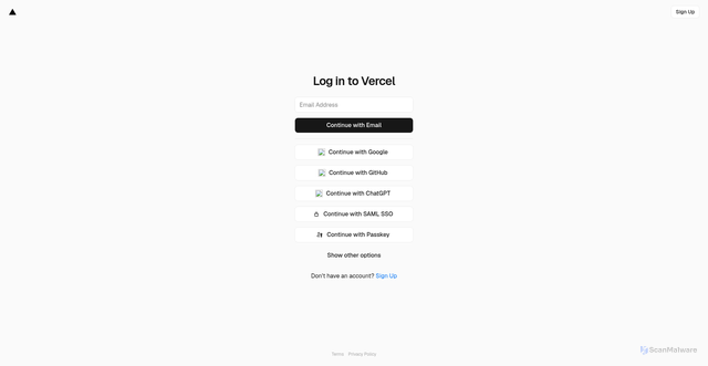 Security scan screenshot of https://itauclientes-5dgntirlf-gamero-galons-projects.vercel.app/
