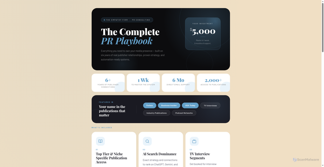 Security scan screenshot of https://playbook-ykm66ygaug.edgeone.app/