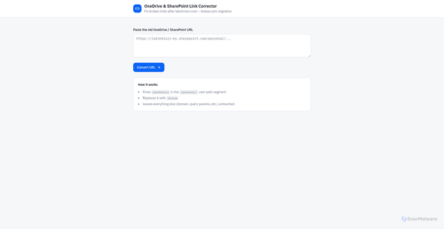 Security scan screenshot of https://onedrive-cleaner.snowfig.com/