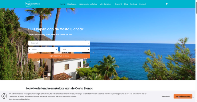 Security scan screenshot of https://www.koopvillacostablanca.nl