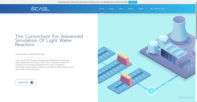 Security scan screenshot of https://www.casl.gov/