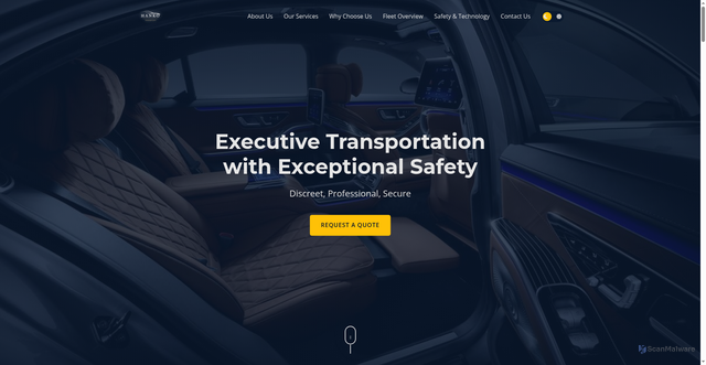 Security scan screenshot of https://hankotransport.com/