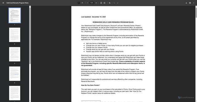 Security scan screenshot of https://cdn.robinhood.com/assets/robinhood/legal/Robinhood_Gold_Card_Rewards_Program_Rules.pdf