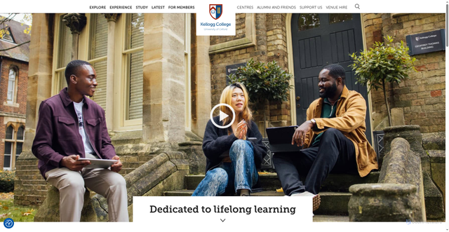 Security scan screenshot of https://www.kellogg.ox.ac.uk/