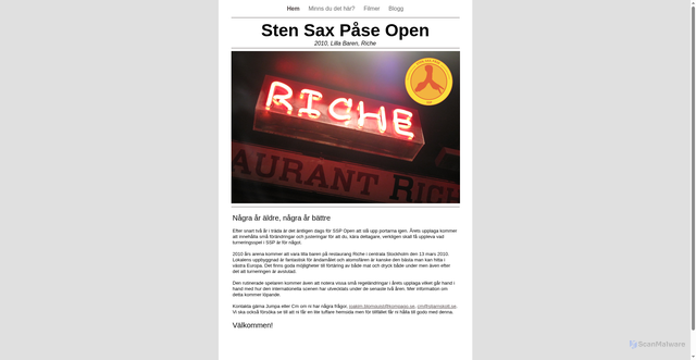 Security scan screenshot of https://sten-sax-pase.se