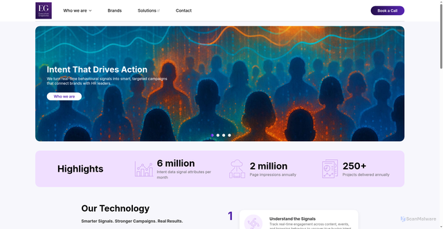 Security scan screenshot of https://www.executivegrapevine.com